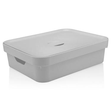 Imagem de Caixa Organizadora Cube G Baixa com Tampa Bcf CC 550 - OU, U