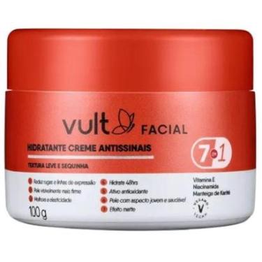 Imagem de Creme Hidratante Facial Antissinais 100g - Vult-Feminino