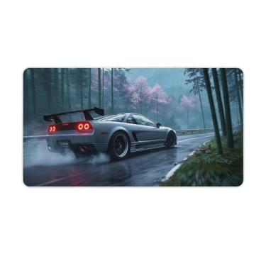 Imagem de HouLaiZhe Tapete de mouse JDM grande para jogos NSX Drift Speed JDM Base de borracha antiderrapante Acessórios para computador laptop suprimentos bloco de escrita para escritório casa 40 x 75 cm