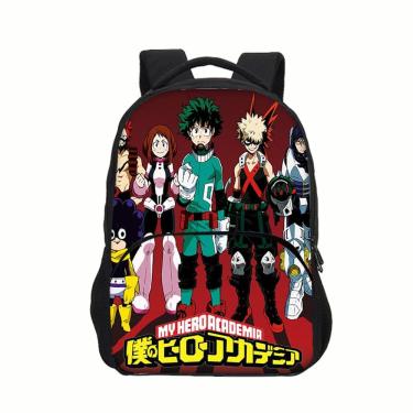 Imagem de Mochila My Hero Academia Midoriya Izuku Cartoon Kids School