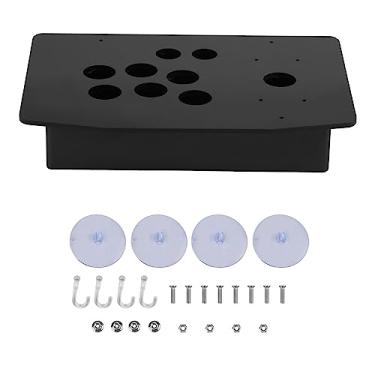 Imagem de Kit de conjunto de fliperama DIY Painel acrílico preto e substituição de caixa inclinada para construtores e entusiastas de máquinas de jogos de Material Acrílico ABS Metal