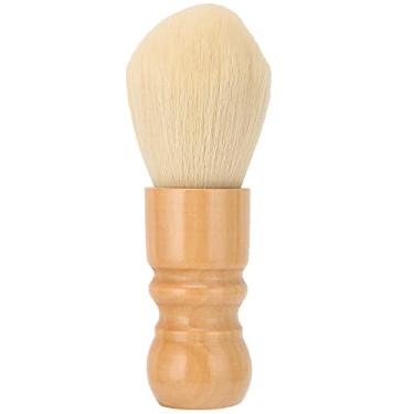 Imagem de CUOFYUNL Escova de barbear masculina para barba, cabelo de nylon, escova de limpeza de espuma facial para barbeiro