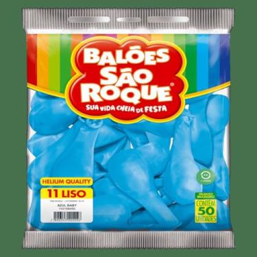 Imagem de Kit Balões São Roque 11 Polegadas 50 Unidades Liso