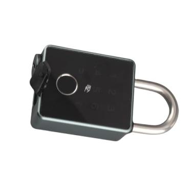 Imagem de Cryfokt Cadeado Com Senha de Impressão Digital Inteligente à Prova de Roubo Fechadura Eletrônica de Entrada Sem Chave para Portão de Cerca Ao Ar Livre Liga de Alumínio à Prova D'água Método de (#1)