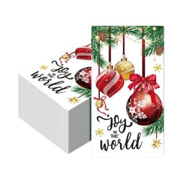 Imagem de Guardanapos De Natal Descartáveis 20 40 60pcs Papel Para Jantar Servie