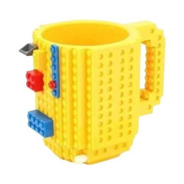 Imagem de Caneca De Leite E Café Com Design De Blocos De Montar 350ml Criativa P