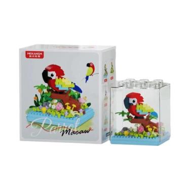 Imagem de Blocos De Montar De Papagaio Kawaii, Brinquedos Educativos Para Menino