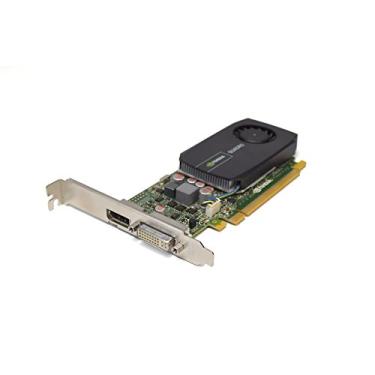 Imagem de Placa gráfica de vídeo OEM NVIDIA 612951-002 placa gráfica de vídeo original Quadro 600 de alto perfil de desempenho de slot único 1 GB DDR3 1 x tela 1 x interface de portas DVI-Dual Link PCI-Express 671135-001