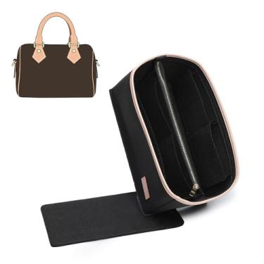 Imagem de OAikor Organizador de bolsa de feltro compatível com lv Speedy e mais (Speedy 25, preto)