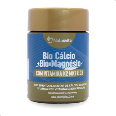 Imagem de Bio Cálcio + Magnésio Quelato + Vitamina D3 + K2 MK7 120 cápsulas