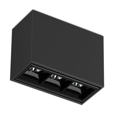 Imagem de Picco Sobrepor Led 7w 34 Ip40 Irc90 - Interlight, Preto