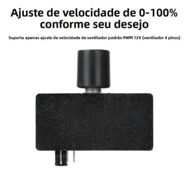 Imagem de Controlador De Velocidade PWM USB Tipo C Para Ventilador De 4 Pinos, F