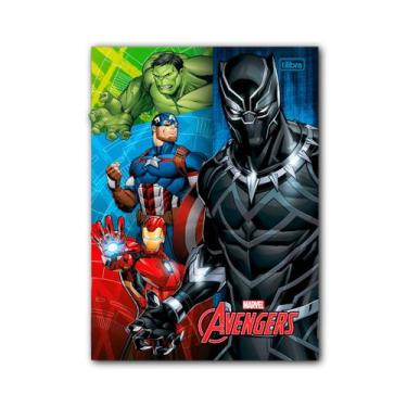 Imagem de Caderno brochura universitario avengers 80f - tilibra