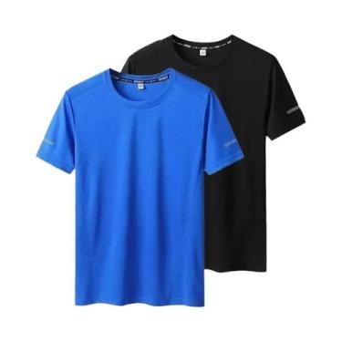 Imagem de Camiseta Masculina plus Size De Secagem Rápida 6XL 7XL Para Verão, Esp