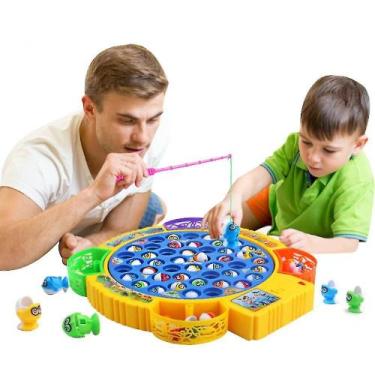 Imagem de Brinquedo de pesca Children's Fishing Pond Electric Rotating Parent - 