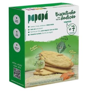 Imagem de Kit c/ 2 Biscoito Infantil Papapa Fase Denticao Vegetais 36g - Papapá