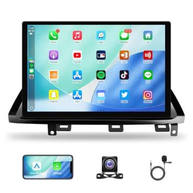 Imagem de Leadfan Rádio automotivo para Honda Odyssey 2005 2006 2007 2008 2009 2010 com Carplay Android Auto, tela de rádio automotivo de 10,1 polegadas para navegação GPS Odyssey WiFi BT FM RDS câmera de