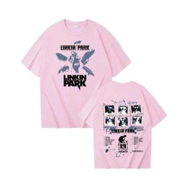 Imagem de Camiseta Unissex Harajuku Linkin-Park, Camiseta Casual De Verão Com De