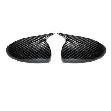 Imagem de Retrovisor Do Carro Espelho Lateral Capa De Carbono Caso Guarnição Compatível Com Chevrolet/Aveo/Sonic 2011-2014(Carbon Look)