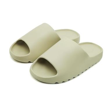 Imagem de Chinelos masculinos e femininos com almofada de espuma vinílica acetinada com estampa fofa de desenho animado antiderrapante bico aberto para banheiro, casa, spa, academia, casa, sapatos macios e