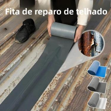 Imagem de Fita De Vedação Impermeável Para Telhados, Selante Para Superfícies Me