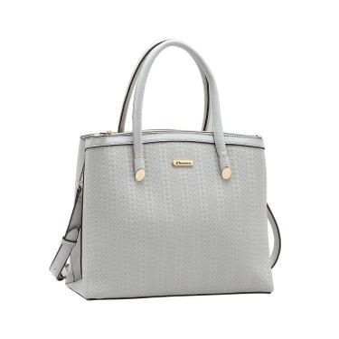 Imagem de Bolsa Mini Tramas - Alça de Mão - Cinza - Chenson 3485331