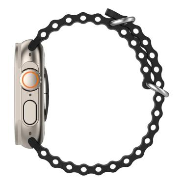 Imagem de Pulseira Ondulada Preta para APP 40MM Refinada