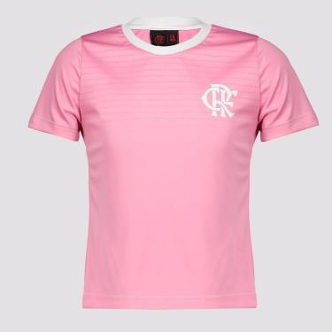 Imagem de Camisa Flamengo Afeto Infantil Rosa-Unissex