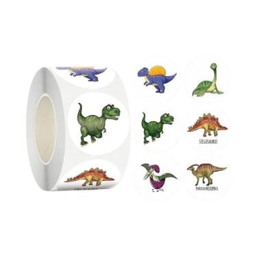 Imagem de Adesivos De Dinossauros Para Crianças 500PCS Material Escolar Para Dec
