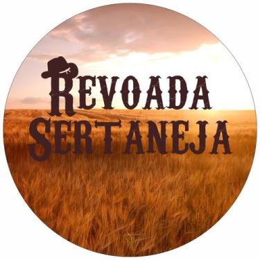 Imagem de Painel de Tecido Sublimado Redondo Revoada Sertaneja Cowtry c/ Elástic