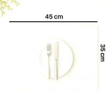 Imagem de Kit 4 Sousplat Mesa Posta Cozinha Jogo Americano 45X35 - Beija Flor