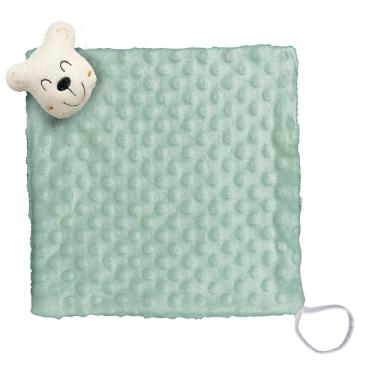 Imagem de Naninha Pelúcia Bordada e Prendedor de Chupeta 34 cm x 25 cm