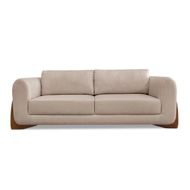 Imagem de Sofá Jobim 3 Lugares 2,30 Linho - Lucadi Home
