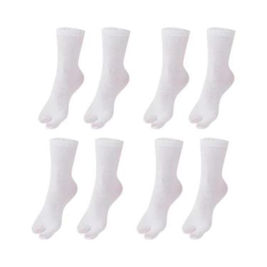 Imagem de Meias Unissex Estilo Japonês Com Separação Para Dois Dedos, 1-5 Pares,