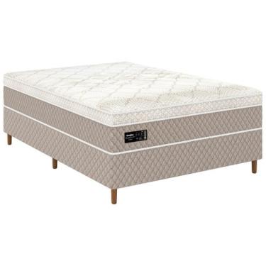 Imagem de Cama Box (Box + Colchão) Casal Umaflex - de Molas Ensacadas 56cm de Al