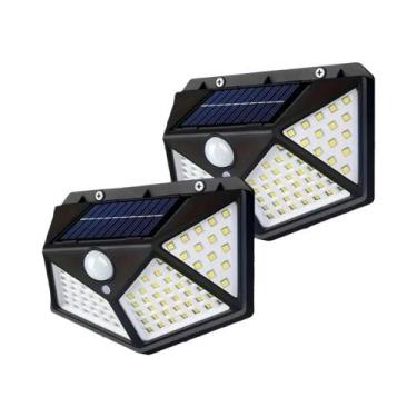 Imagem de Luzes De Emergência Solares LED 100, À Prova d'Água, Com Sensor De Mov