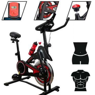 Imagem de Bicicleta Ergométrica Spinning Profissional Academia 150KG com Painel 
