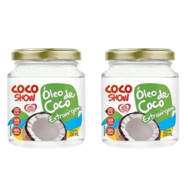 Imagem de Kit C2 Óleo de coco extravirgem 200ml  Coco Show - Copra