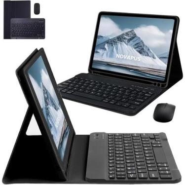 Imagem de Capa Compativel iPad 10ª Geração /11ª Geração (A16) Com Teclado e mous