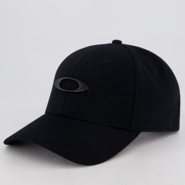 Imagem de Boné Oakley Tincan Preto Carbon, P/M