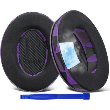 Imagem de Almofadas de ouvido de reposição SoloWit Cooling-Gel para Bose QC35 Pu