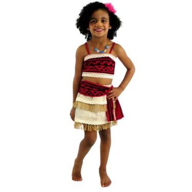 Imagem de Fantasia Moana Luxo Infantil - Masquerade Fantasias, P