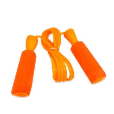 Imagem de Corda de Pular Com Rolamento Metálico Laranja - VITALISHOP