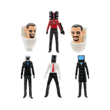 Imagem de Conjunto De Figuras De Ação Skibidi TV Man, Speaker Man E Camera Man, 