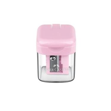 Imagem de Apontador Faber Castell Minibox Com Depósito, Rosa