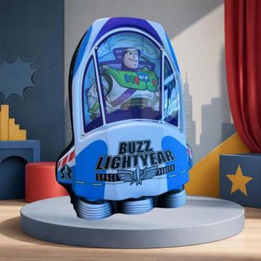 Imagem de Maxtoy Mala Infantil Toy Story Buzz Nave 3852AM22 com Design 3D Exclus