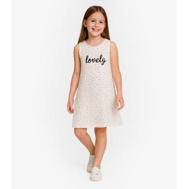 Imagem de Vestido Menina Infantil Select Bege