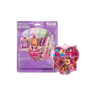 Imagem de Kit De Maquiagem Infantil C/ Acessórios De Cabelo Para Crianças Usarem