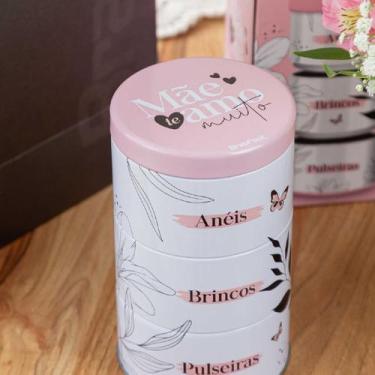 Imagem de Porta joia de lata personalizado para mãe presente dia das mães para c