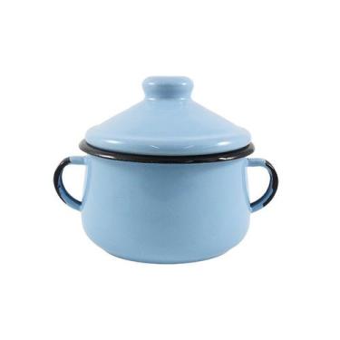 Imagem de Açucareiro Esmaltado nº10 - 500ml - Ewel - Esmaltado Ewel, Azul Claro